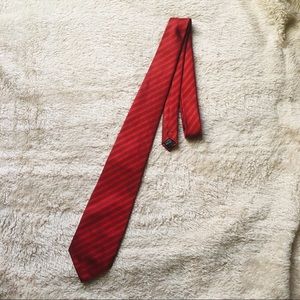 Paolo Davide Red Striped Tie